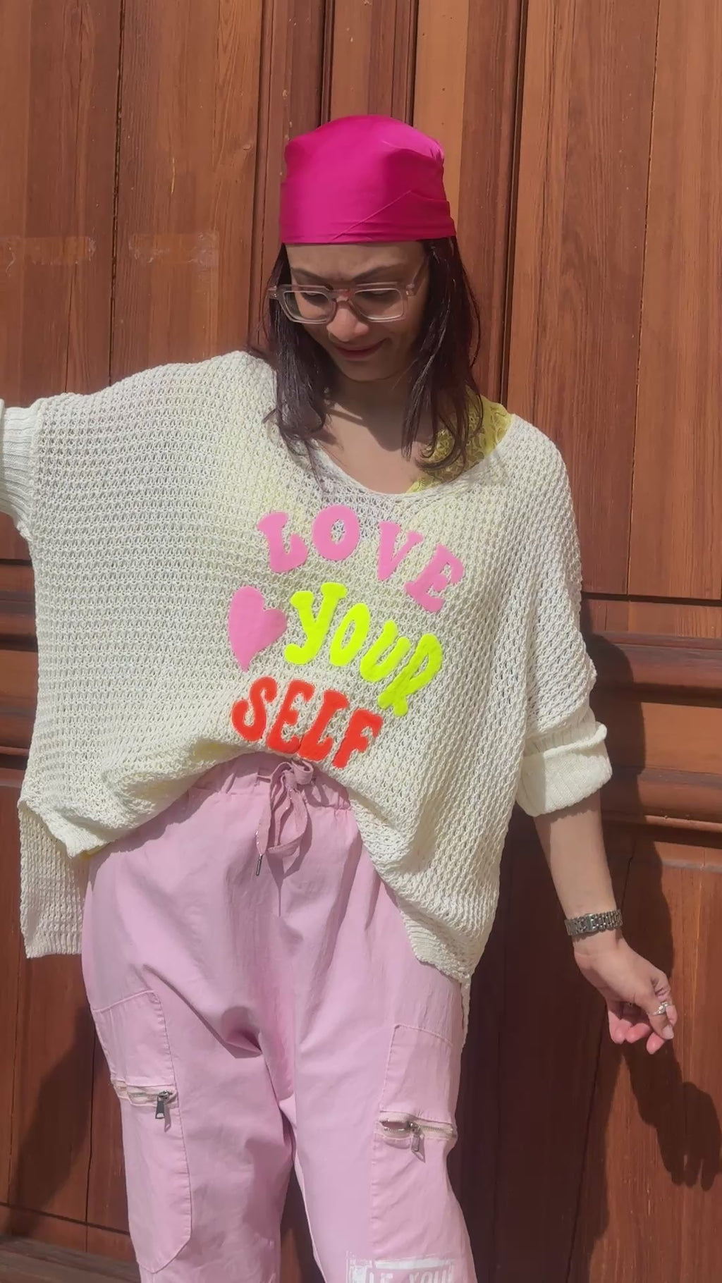 Pull écru SELF