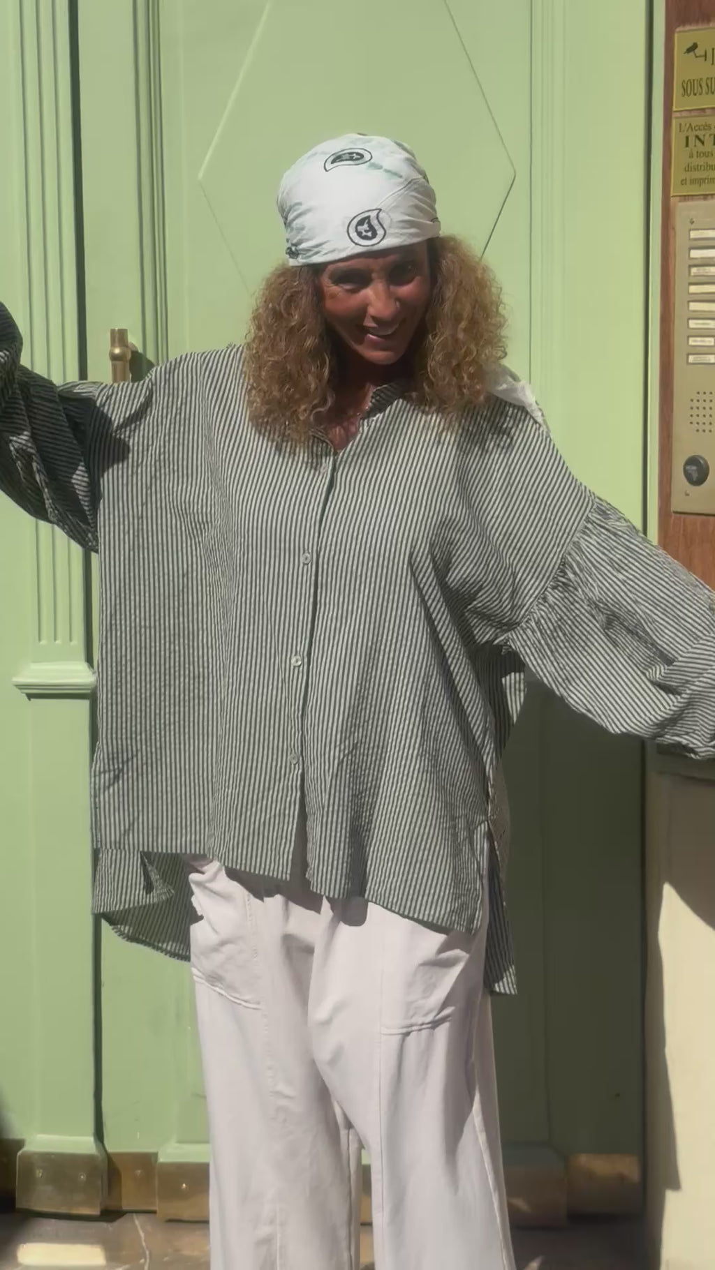 Chemise verte MEG