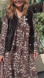 Gilet choco VELOURS