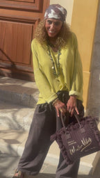 Sweat vert anis COUTURE