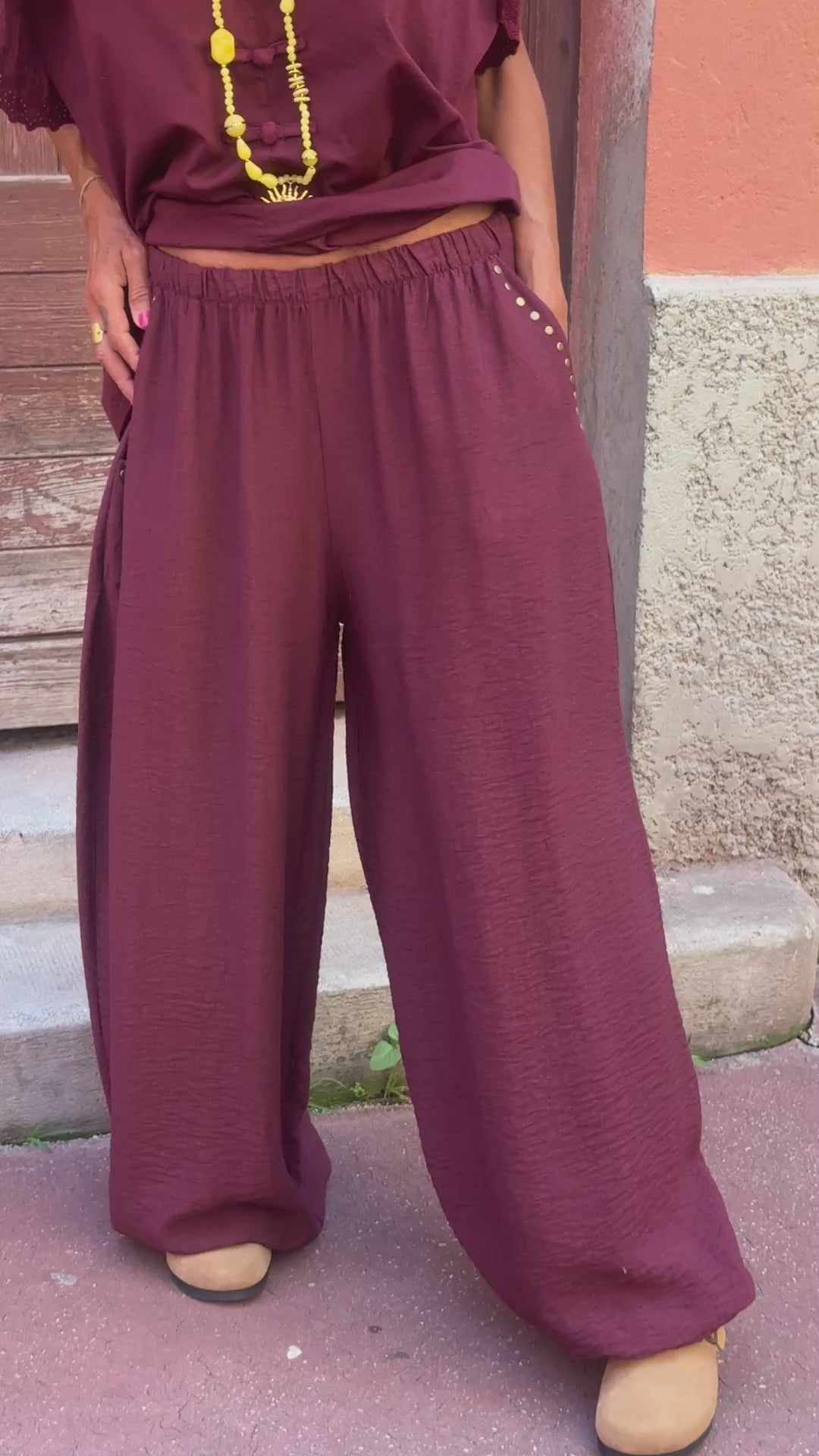 Pantalon prune RIVA