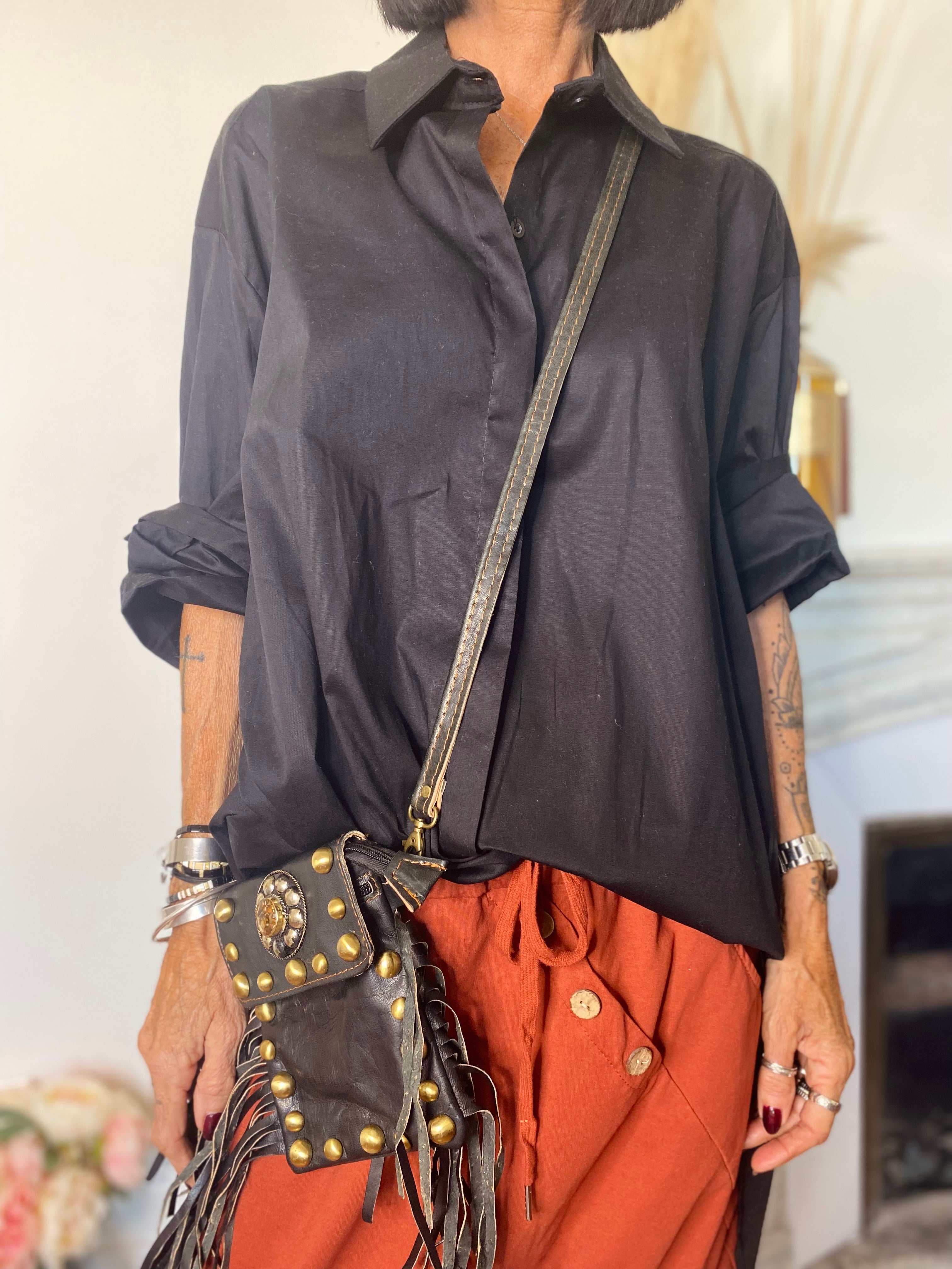 Chemise noire MANI