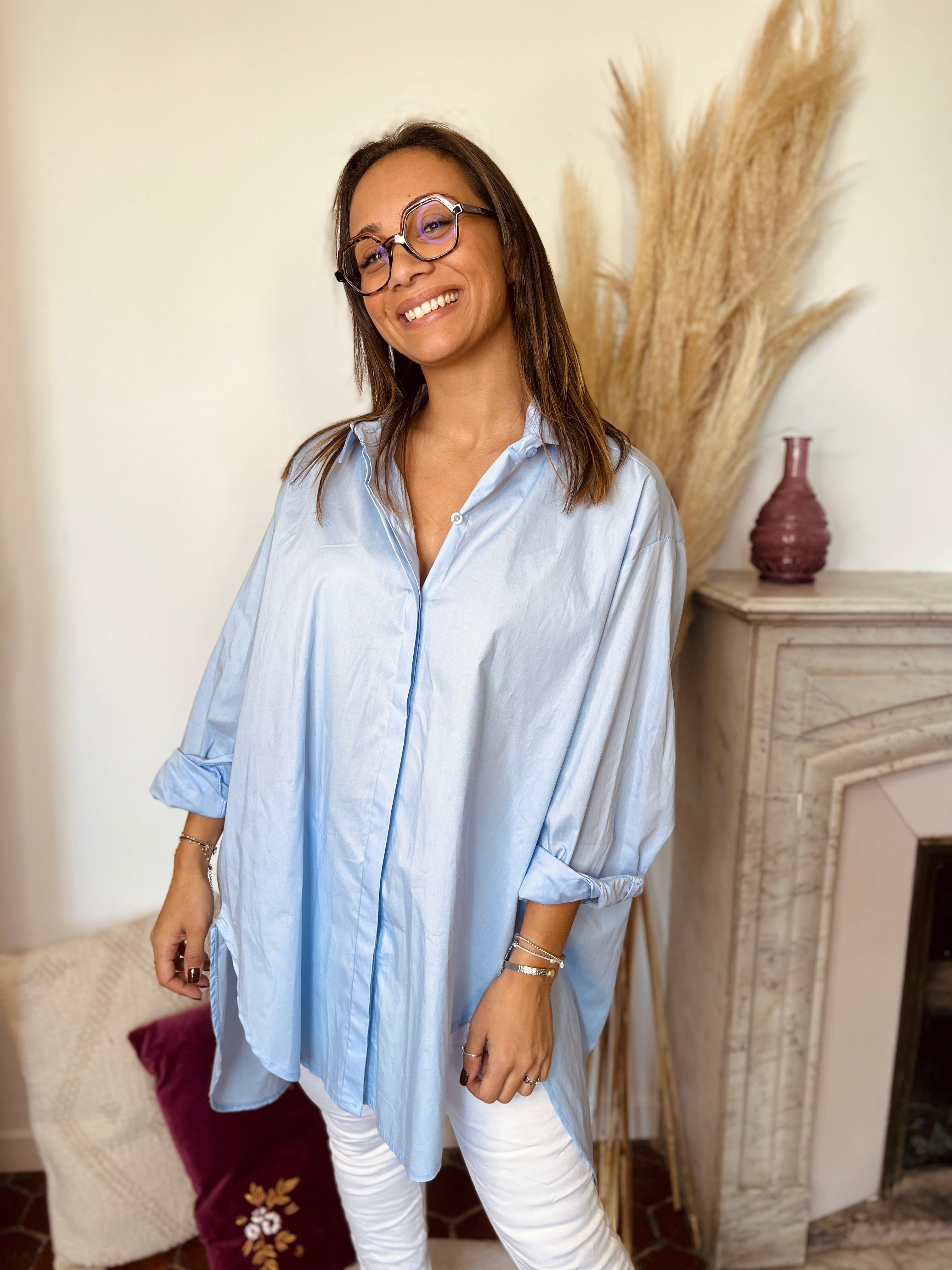 Chemise bleue MANI
