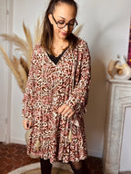 Robe rose REBECCA