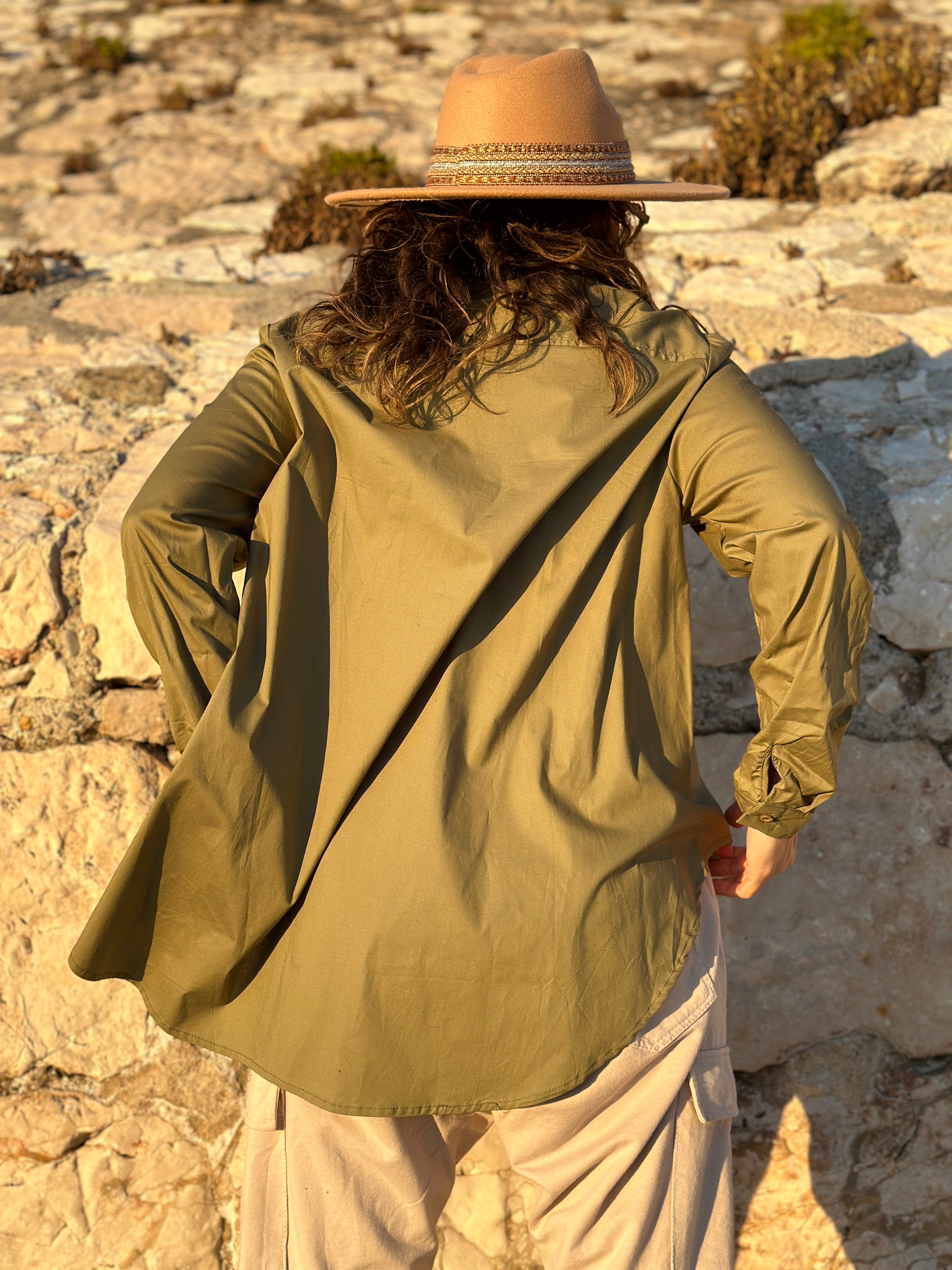 Chemise kaki MAEL