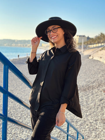 Chemise noire MAEL