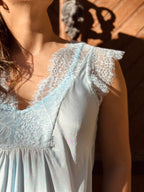 Top bleu ciel LAURINE