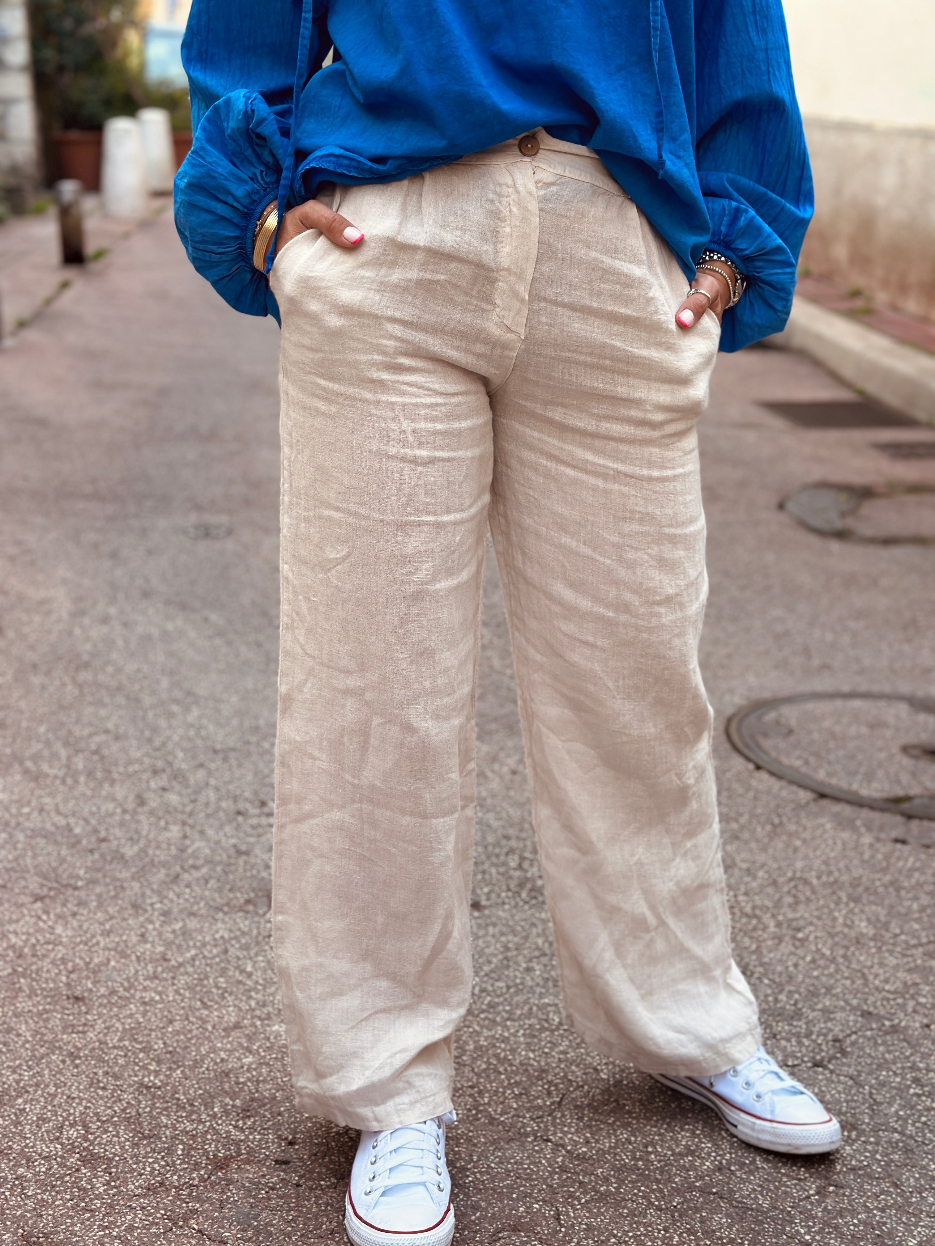 Pantalon beige LIN