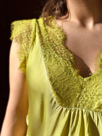 Top vert anis LAURINE