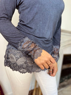 Sous Pull Bleu Marine