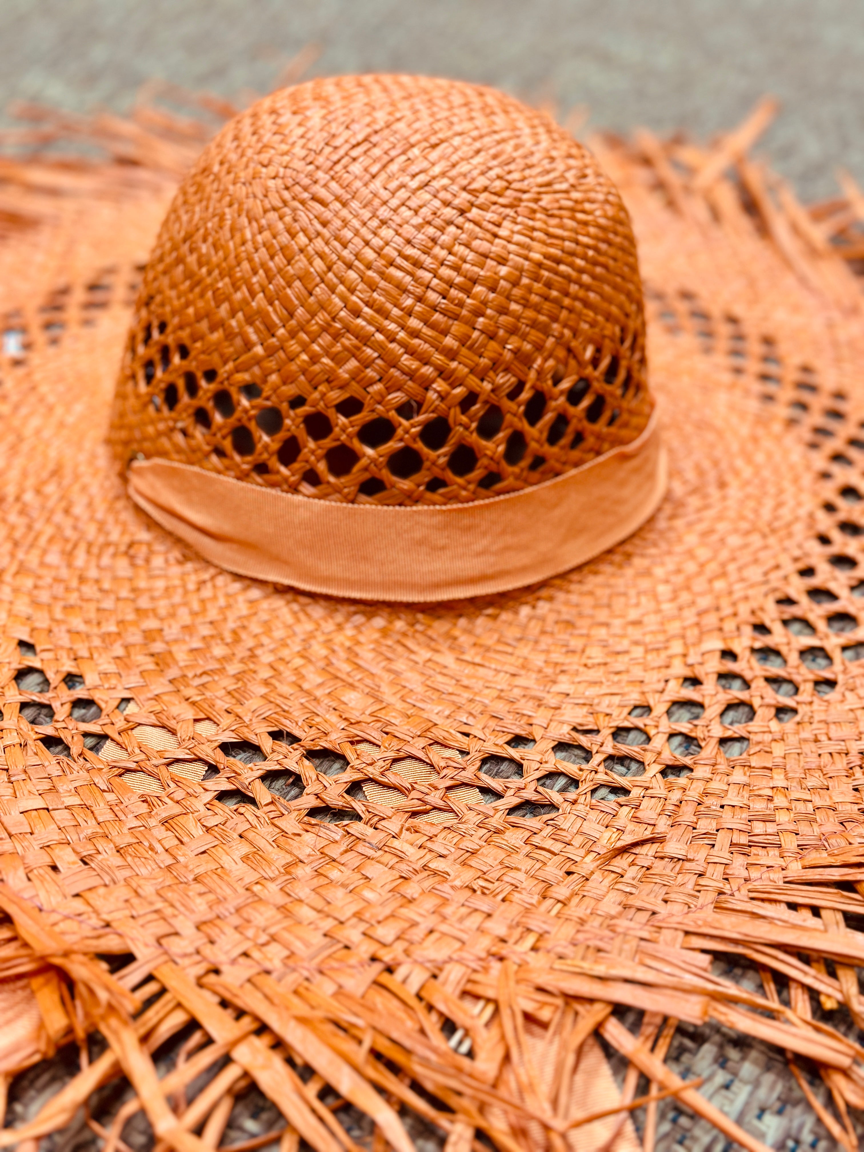 Chapeau orange SOLEIL