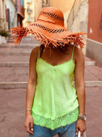 Chapeau orange SOLEIL