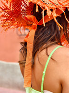 Chapeau orange SOLEIL