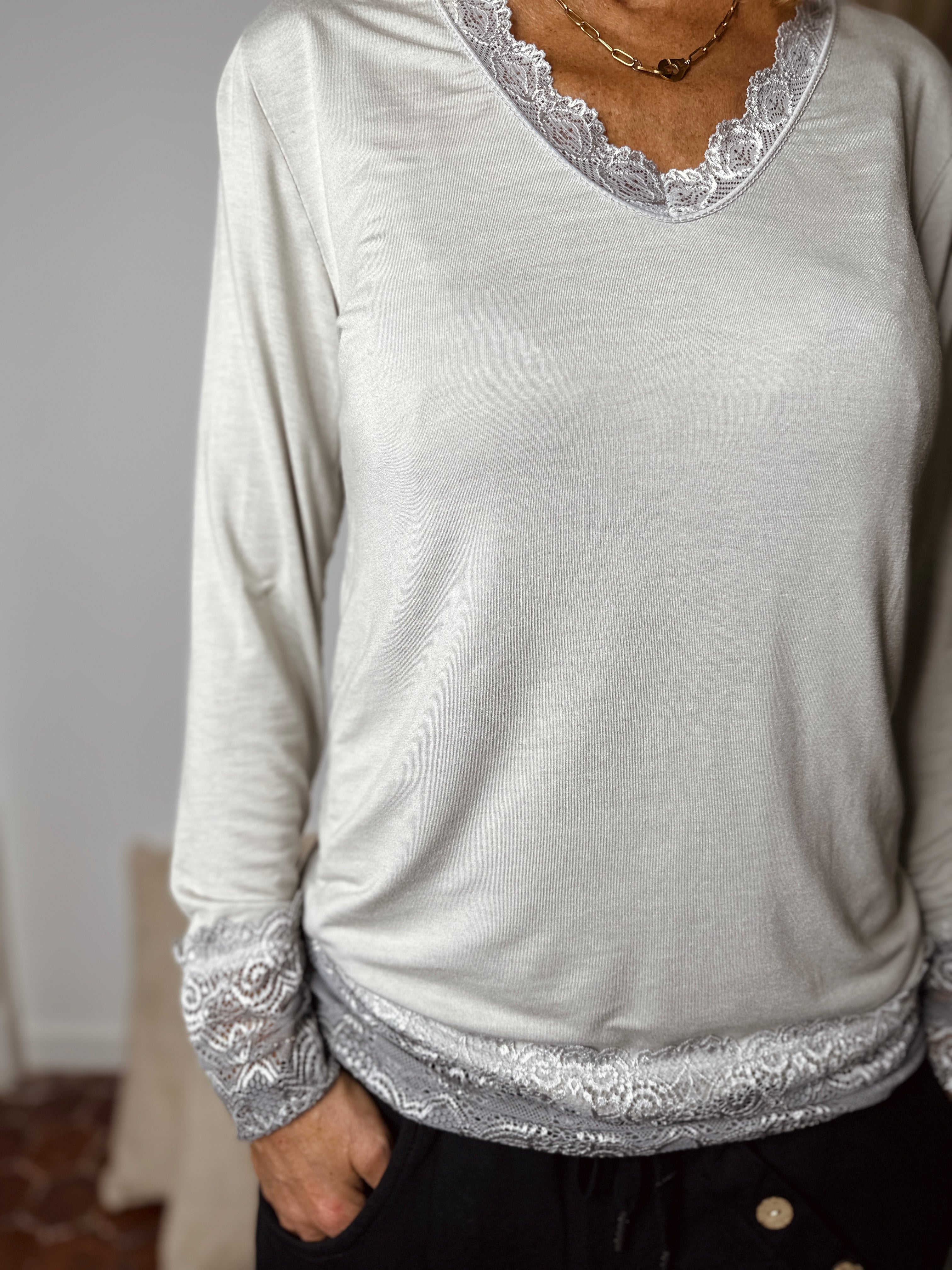 Sous pull GRIS CLAIR