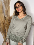 Sous Pull Vert Amande